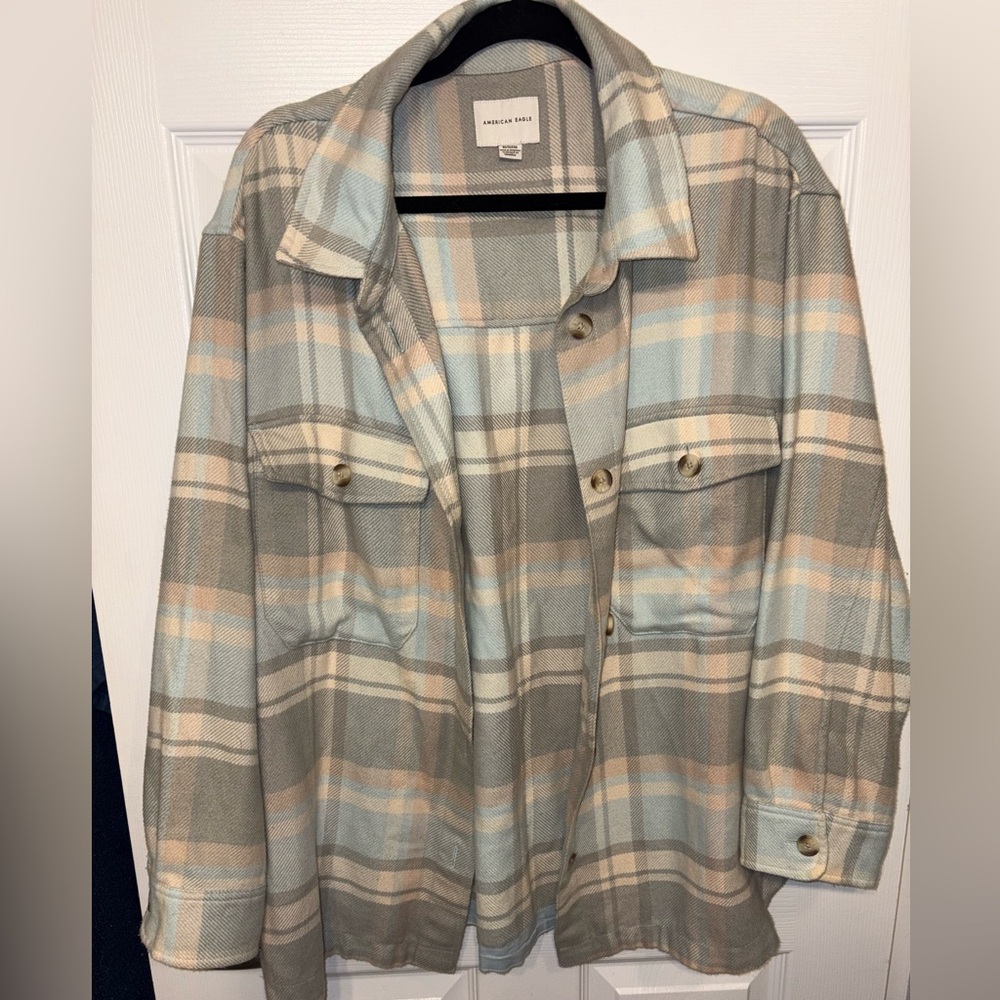 American Eagle Flannel Shacket/Jacket